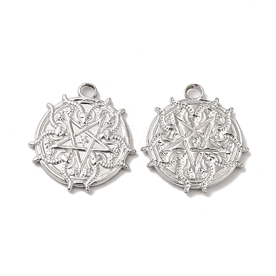 Non-Tarnish 304 Stainless Steel Pendant STAS-H212-25P-1