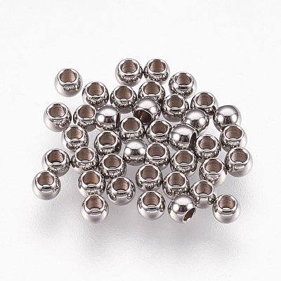 Tarnish Resistant 316 Stainless Steel Spacer Beads STAS-G176-46P-E-1