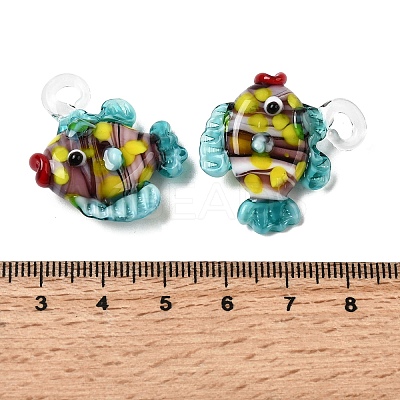 Handmade Lampwork Pendants LAMP-B035-01C-20-1