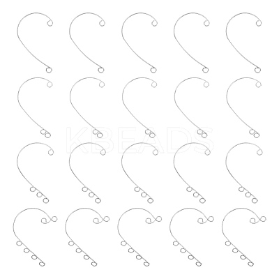 120Pcs 4 Style 316 Stainless Steel Ear Cuff Findings STAS-UN0043-28-1