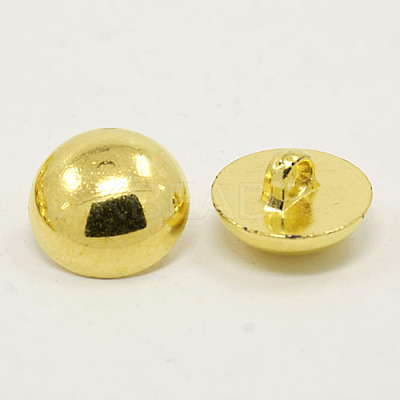 1-Hole Plating Acrylic Shank Buttons BUTT-I015B-1