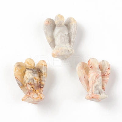 Natural Crazy Agate Figurine Display Decoration G-G864-01A-07-1