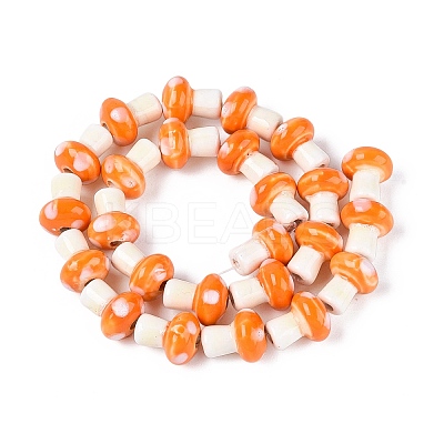 Handmade Porcelain Beads PORC-N012-03I-1