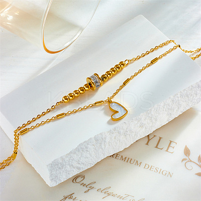 Heart Alloy Enamel Charm Anklets FS-WGF8AF5-01-1