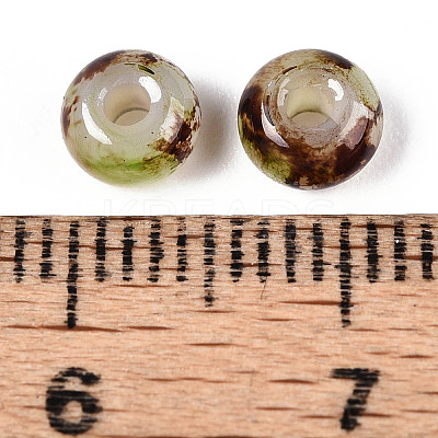 3/0 Baking Paint Glass Beads X1-GLAA-G118-02E-1