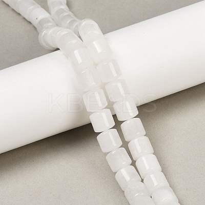 Natural White Jade Beads Strands G-G275-D17-10x10mm-1