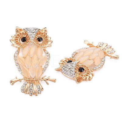 Rack Plating Alloy Crystal Rhinestone Cabochons PALLOY-S143-14-1