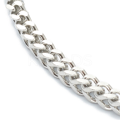 Non-Tarnish 304 Stainless Steel Wheat Chain Necklaces NJEW-I245-08C-P-1