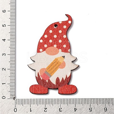 Printed Wood Pendants LS-WOOD-B009-02H-1