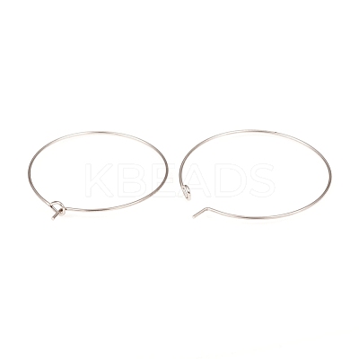 316L Surgical Stainless Steel Hoop Earring Findings STAS-G229-07P-04-1
