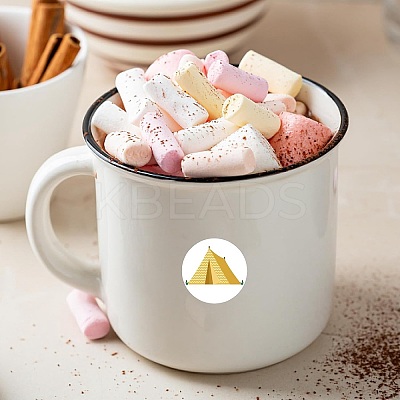 8 Sheets Plastic Waterproof Self-Adhesive Picture Stickers DIY-WH0428-120-1
