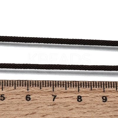 2.5MM Adjustable Braided Nylon Cords Necklace Making FB-CBAA152-02G-37-1