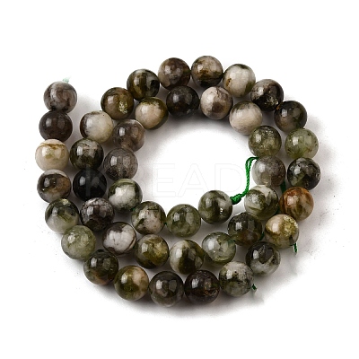 Natural Lepidolite Beads Strands G-F799-B01-9mm-1