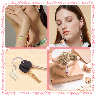 40Pcs 10 Style Imitation Fruit Tea Resin Pendants FIND-SC0002-49-1