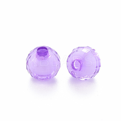 Transparent Acrylic Beads TACR-S152-21E-1