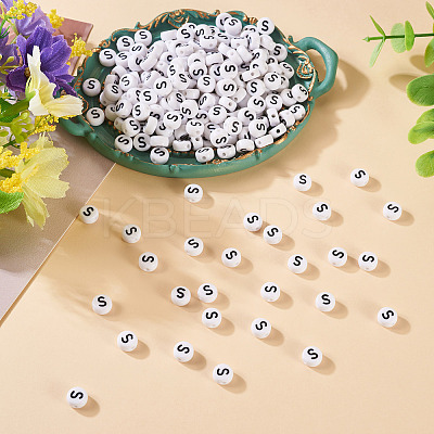 500Pcs Acrylic Beads SACR-TA0001-55S-1
