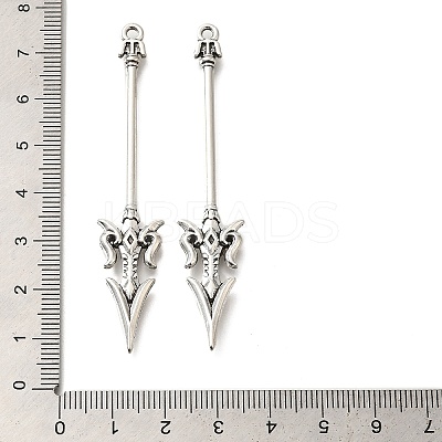 Tibetan Style Alloy Big Pendants FIND-G078-33B-AS-1