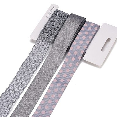 9 Yards 3 Styles Polyester Ribbon SRIB-A014-G05-1