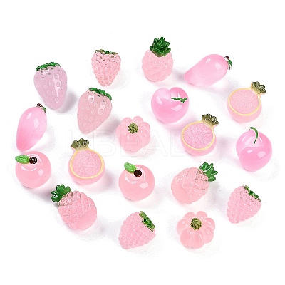 Opaque Resin Decoden Cabochons RESI-M050-06C-1