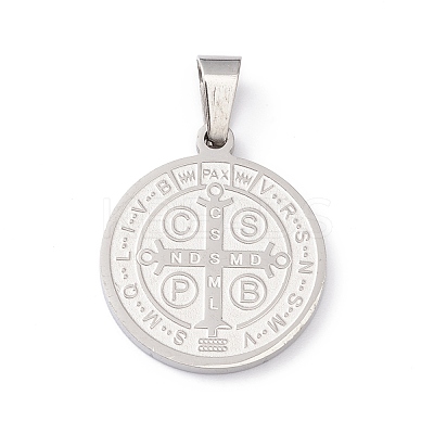 Non-Tarnish 304 Stainless Steel Pendants STAS-C057-01P-1