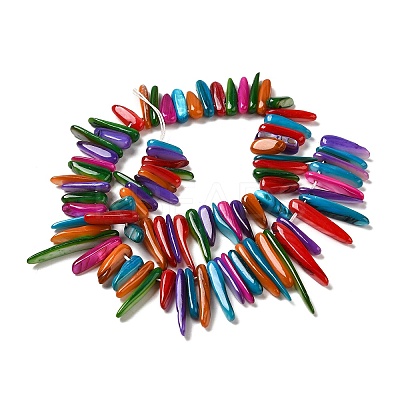 Natural Freshwater Shell Beads Strands SHEL-K006-40-1