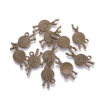 Tibetan Style Pendants TIBEP-LF10465YKG-AB-LF-1