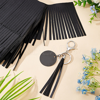 2 Meters PU Imitation Leather Tassels Trimming DIY-PH0010-44A-02-1