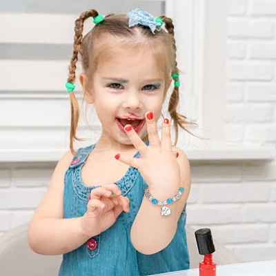 DIY Word Grand Daughter Bracelet Making Kit DIY-AR0003-55-1