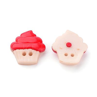2-Hole Acrylic Buttons BUTT-S020-42-1