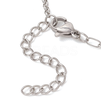 2MM 304 Stainless Steel Mixed Chain Slider Necklace Making AJEW-JB01558-02-1