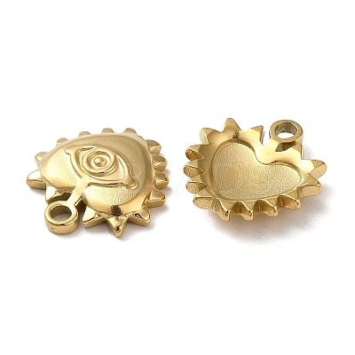 304 Stainless Steel Charms STAS-Q252-08G-1