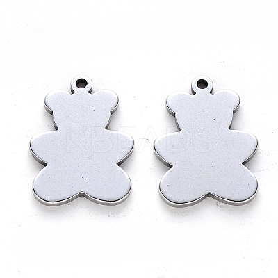 Tarnish Resistant 304 Stainless Steel Pendants STAS-N092-15-1