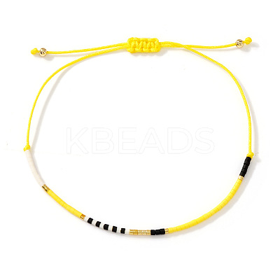 Bohemian Glass Seed Bead Braided Bracelets WO6368-14-1