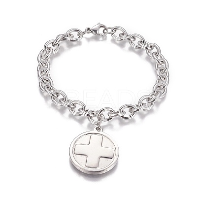 Stainless Steel Bracelets BJEW-I274-21-1