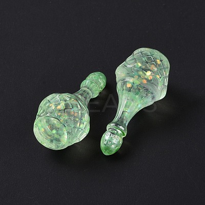 Dummy Bottle Transparent Resin Cabochon RESI-E025-05A-1