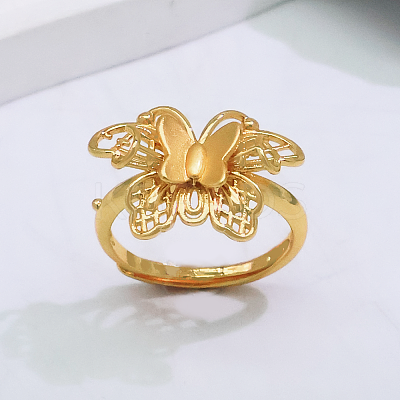 Adjustable Brass Open Cuff Rings for Women JT1474-1-1