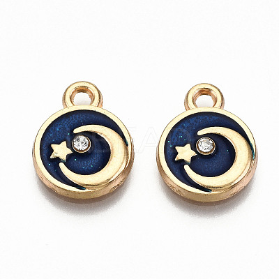 Alloy Enamel Charms ENAM-S126-008-RS-1