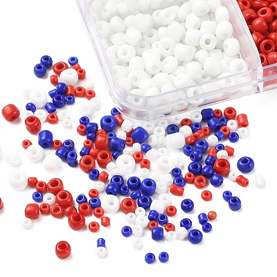 2220Pcs 9 Style Glass Seed Beads SEED-YW0001-28-1