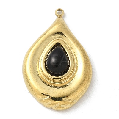 Natural Obsidian Pendants STAS-L277-12G-03-1