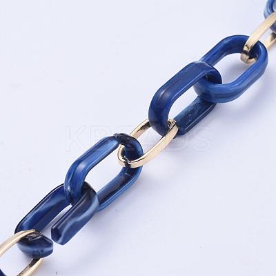 Handmade Paperclip Chains AJEW-JB00606-01-1