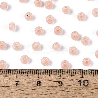 6/0 Transparent Inside Colours Glass Seed Beads SEED-N008-08M-1