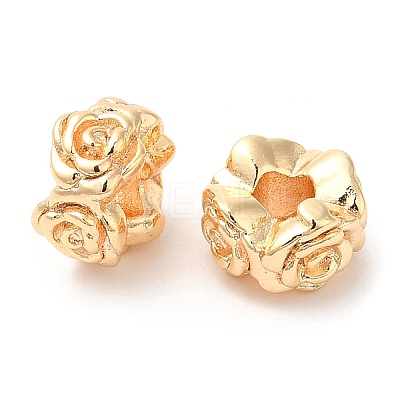 Brass Spacer Beads KK-K333-65G-1