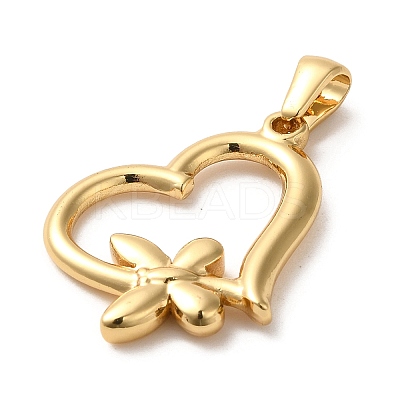 Golden Plated 304 Stainless Steel Pendants STAS-L272-005G-02-1