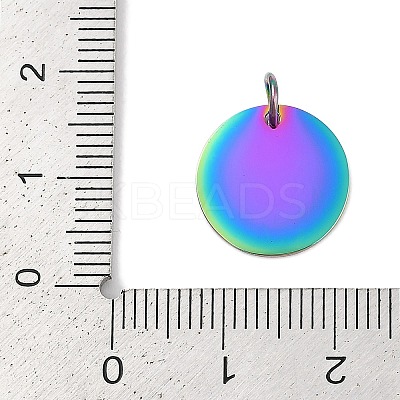 Ion Plating(IP) 304 Stainless Steel Pendants STAS-I311-32E-RC-1
