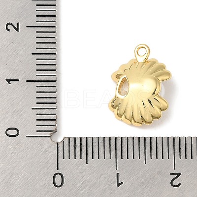 Rack Plating Brass Micro Pave Cubic Zirconia Charms KK-A229-15G-1