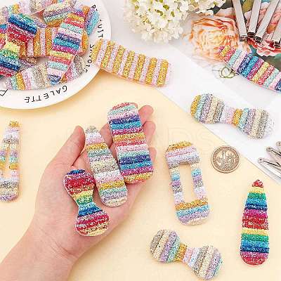 DIY Alligator Hair Clip Making Kits DIY-SC0013-84-1