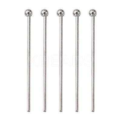 Tarnish Resistant 304 Stainless Steel Ball Head pins STAS-N017-02-25mm-1