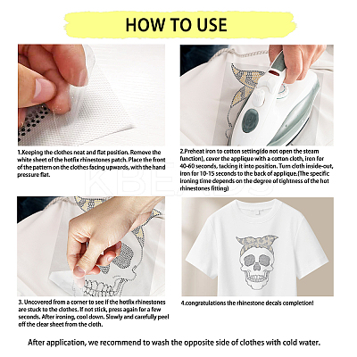 Glass Hotfix Rhinestone DIY-WH0303-298-1