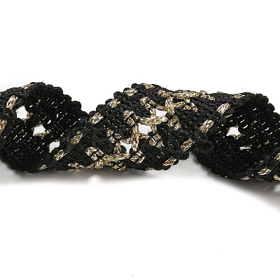 Polyester & Velvet & Paillette Ribbon OCOR-XCP0001-98-1