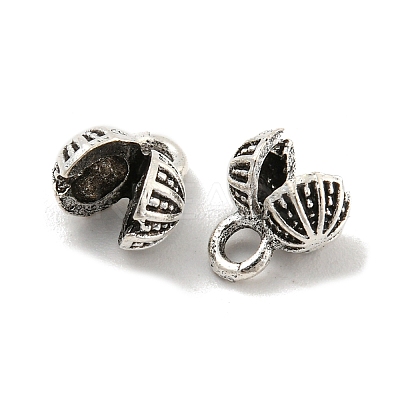 Tibetan Style Alloy Charms FIND-M011-12AS-1